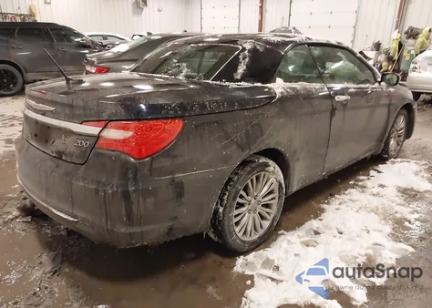 2012 Chrysler 200 Limited из США, поврежденный, VIN 1C3BCBFG9CN144898